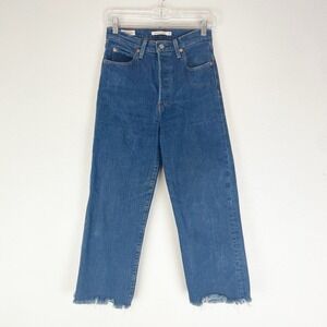 Levi's Blue Ankle & Cropped Jeans